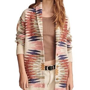 Lucky Brand Multicolor Patterned Cardigan XS